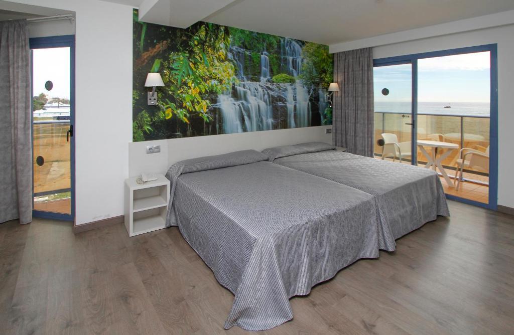 Habitación Cuádruple con vistas al mar